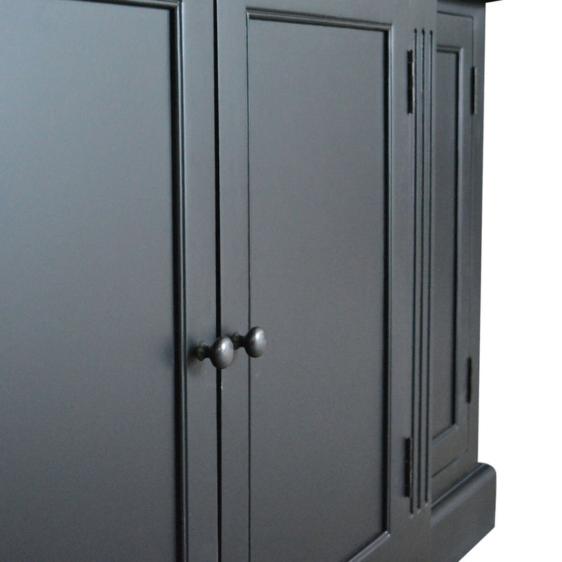 Hamptons Halifax Buffet and Hutch Furniture Bookcase Cabinet