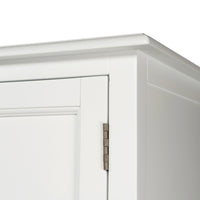 French Provincial Rustic Charm Glass-Door TV Entertainment Unit