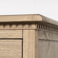 Hamptons Heritage 7 -Drawer Tallboy Dresser with Classic Turned Legs and Dentil Molding Design