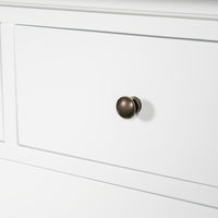 Hamptons Heritage / Providence  7 -Drawer Tallboy Dresser with Classic Turned Legs