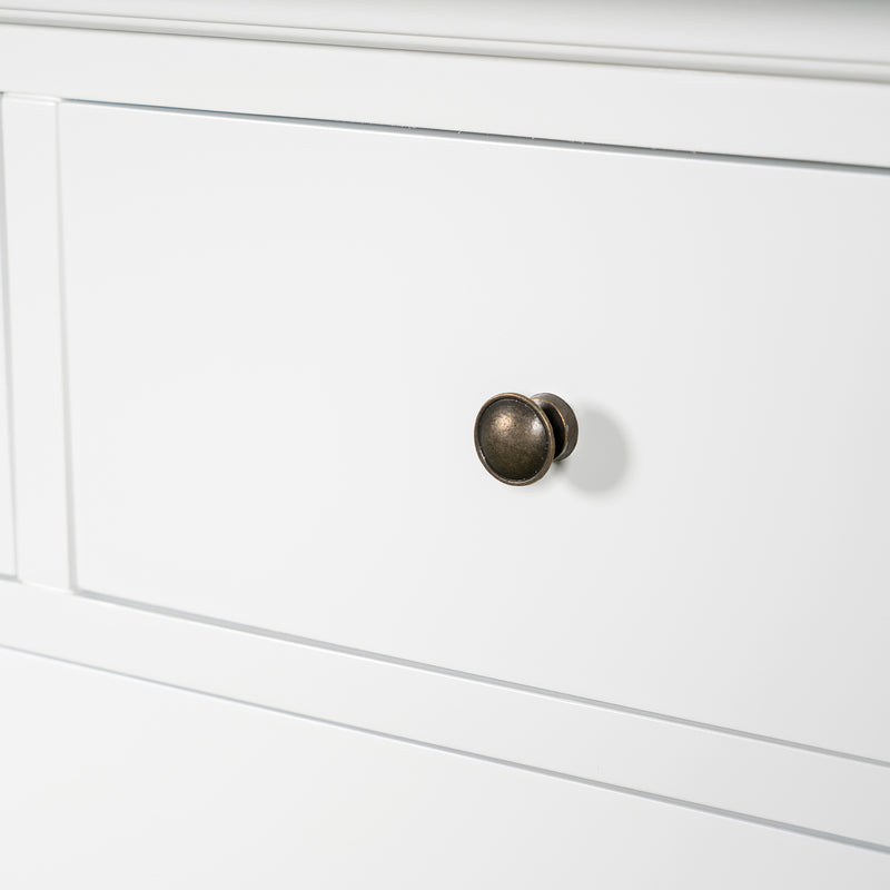 Hamptons Heritage / Providence  7 -Drawer Tallboy Dresser with Classic Turned Legs
