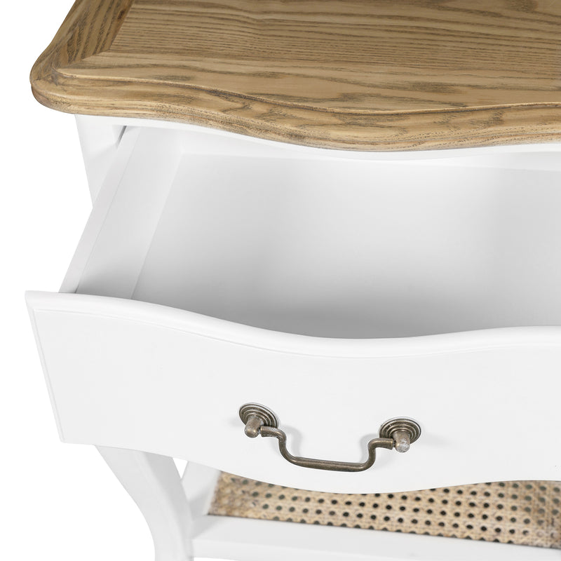 French Provincial Provence Bedside Lamp Table