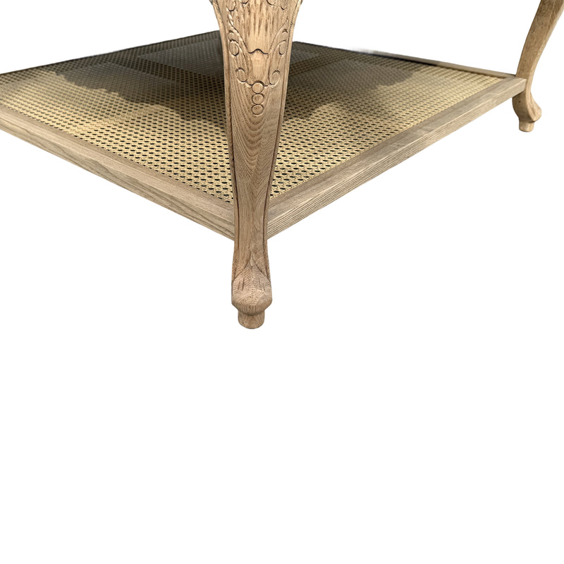 French Provincial Louis Square Coffee & Tea Table