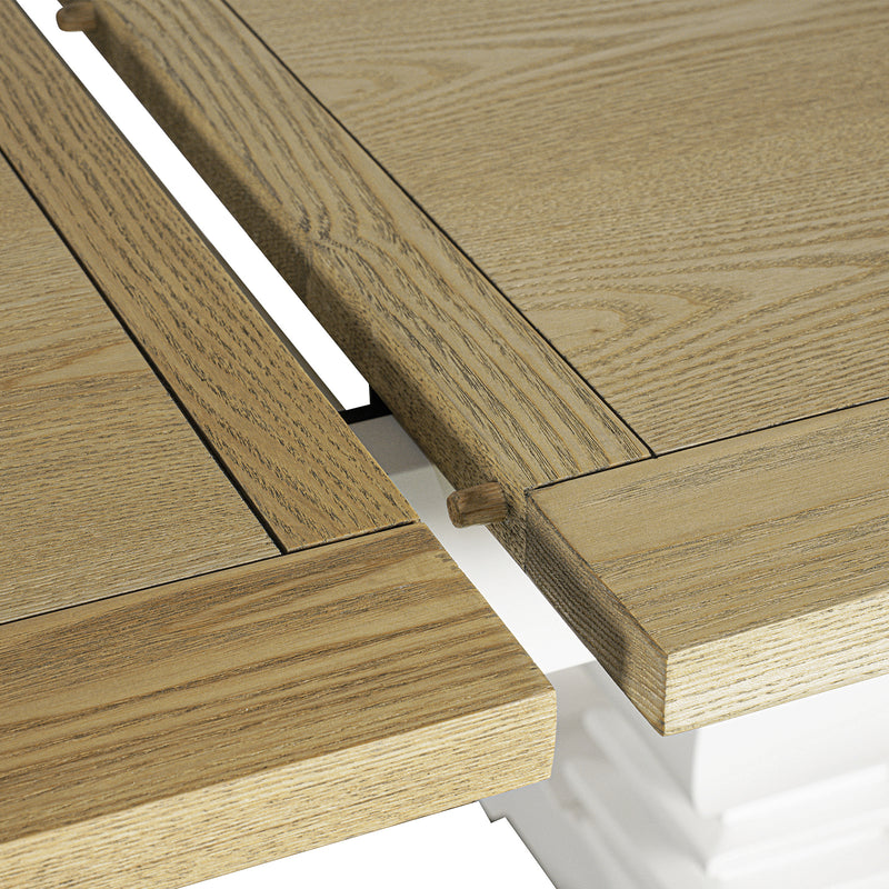 Hamptons Chateau 220-320cm Extendable Rectangular Trestle Dining Table