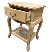 French Provincial Provence Bedside Lamp Table