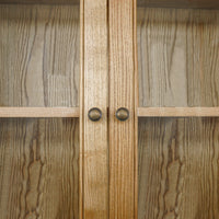 Hampton Halifax 2 Glass Door Hutch Display and Buffet Cabinet Bookcase Cupboard