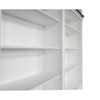 Hamptons Halifax Open Library Bookcase with Ladder 170cm