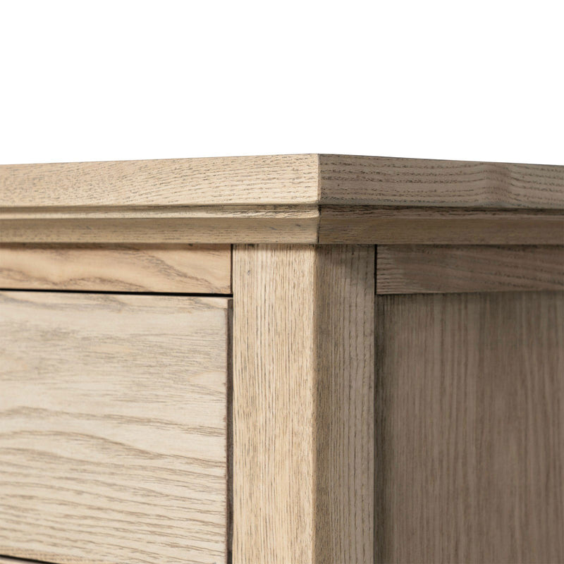 Hamptons Heritage 3 Drawer Bedside Lamp Table