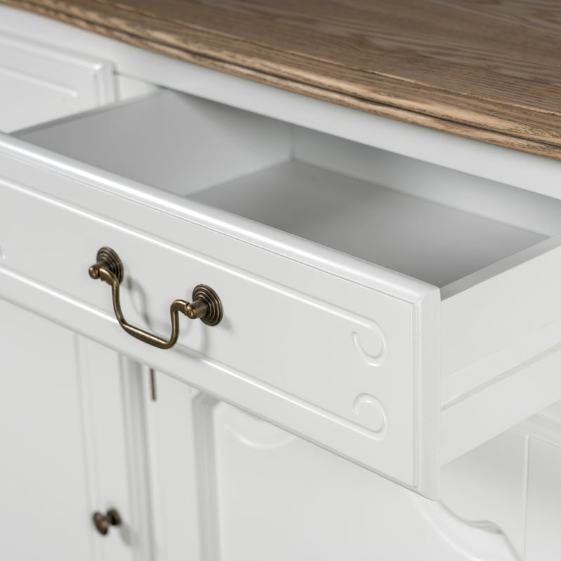 French Provincial Louis Vintage Buffet Cabinet