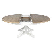 Hamptons Sorrento 150-190cm Round Extendable Trestle Dining Table