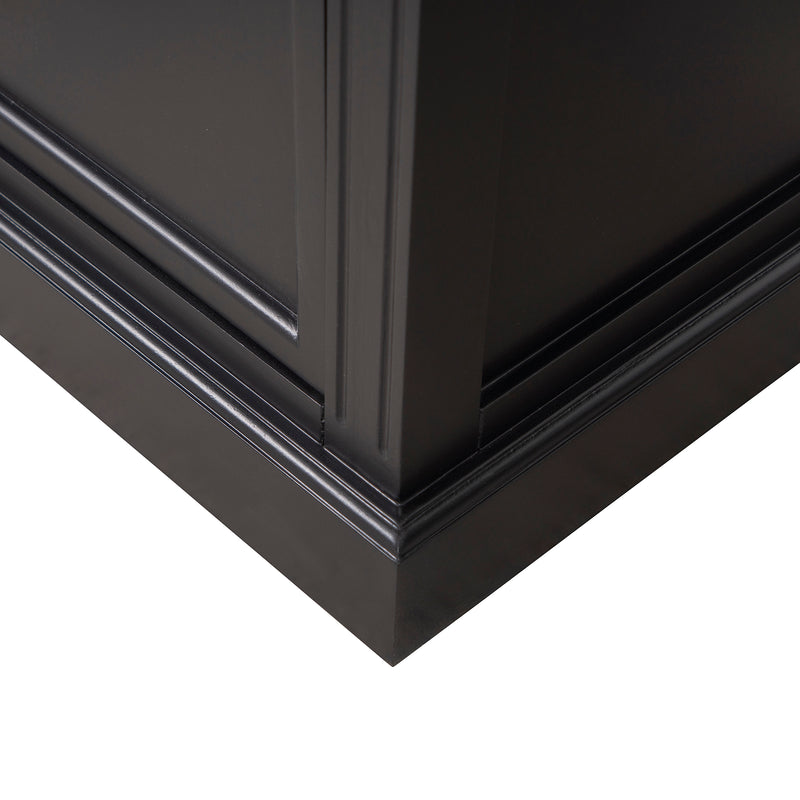 Hamptons Coastal Seaside 2 Drawer Bedside Table(Upgraded Height)