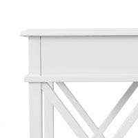 Hamptons Coastal Cross 1 Drawer Bedside Table