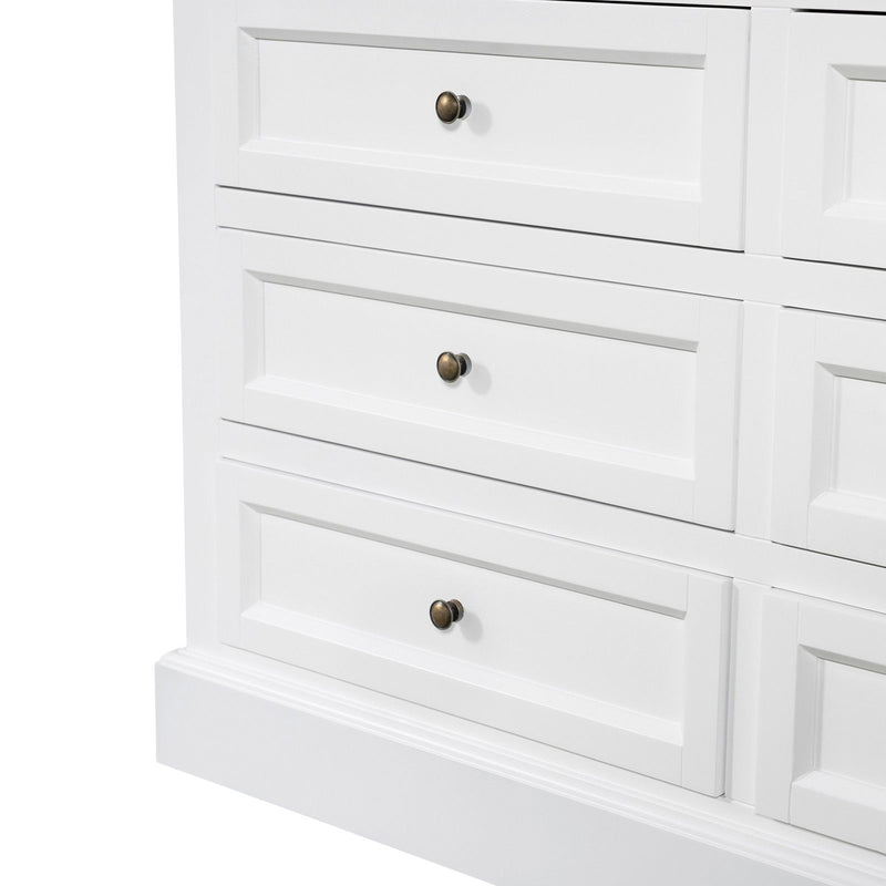 Hamptons Halifax 6 Drawer Wardrobe