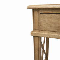 Hamptons Halifax Side Cross Console Hall Table / Study Desk