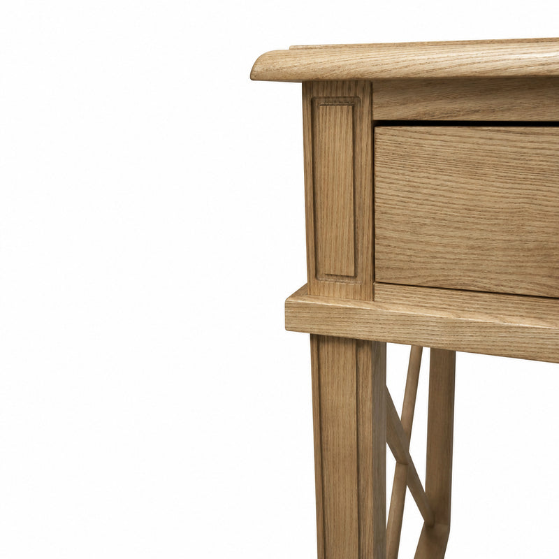 Hamptons Halifax Side Cross Console Hall Table / Study Desk