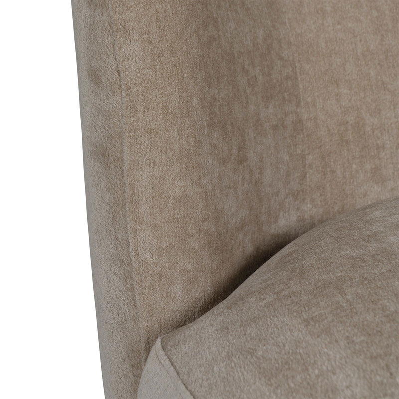 Cozy Modern Tulip Blossom Swivel Upholstered Accent Chair