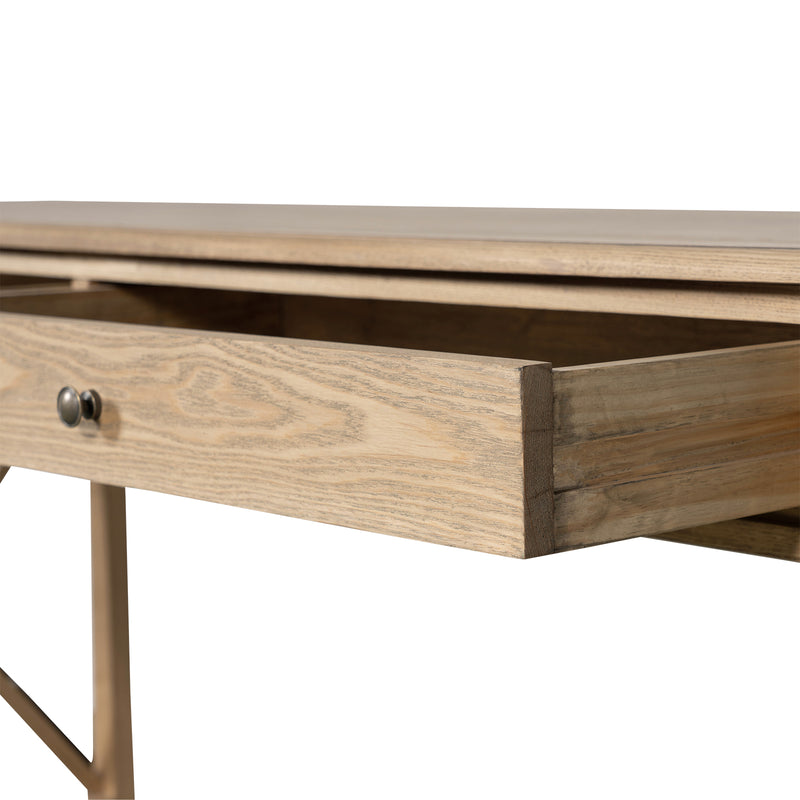 Hamptons Halifax Side Cross Console Hall Table / Study Desk