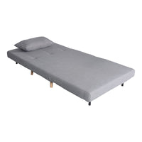 Contemporary Modern Siesta 1.5 Seater Versatile linen Lounge Sofa Bed