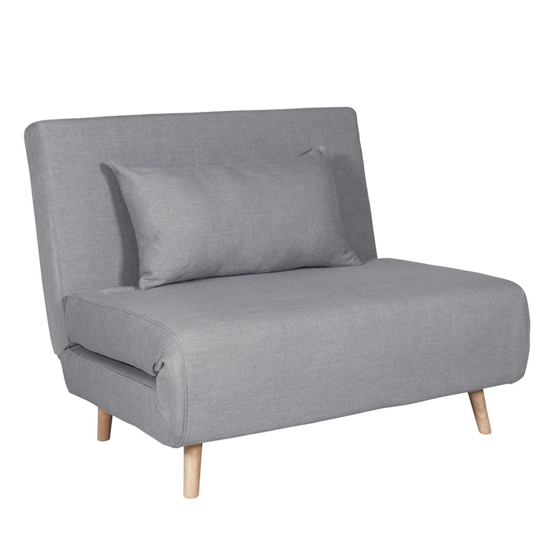 Contemporary Modern Siesta 1.5 Seater Versatile linen Lounge Sofa Bed