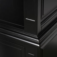 Hamptons Halifax 3 Bay Buffet and Hutch Bookcase with Ladder