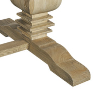 Classic Hamptons Natural Ash Extendable Pedestal Dining Table 180–260cm( Starting 6-8 seater)