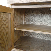Hampton Halifax 2 Glass Door Hutch Display and Buffet Cabinet Bookcase Cupboard