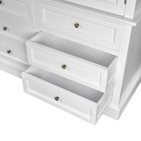 Hamptons Halifax 6 Drawer Wardrobe