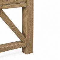 Hamptons Halifax Side Cross Console Hall Table / Study Desk