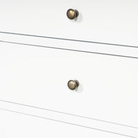 Hamptons Heritage 3 Drawer Bedside Lamp Table