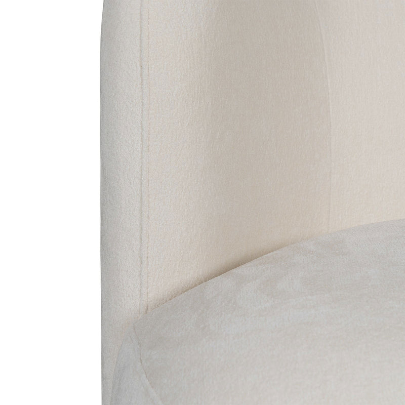 Cozy Modern Tulip Blossom Swivel Upholstered Accent Chair
