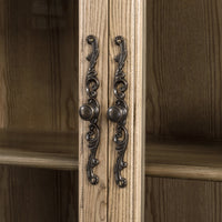 French Provincial Display Cabinet & Bookcase Natural Ash/ Modular Design