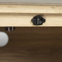 French Provincial Rustic Charm Glass-Door TV Entertainment Unit