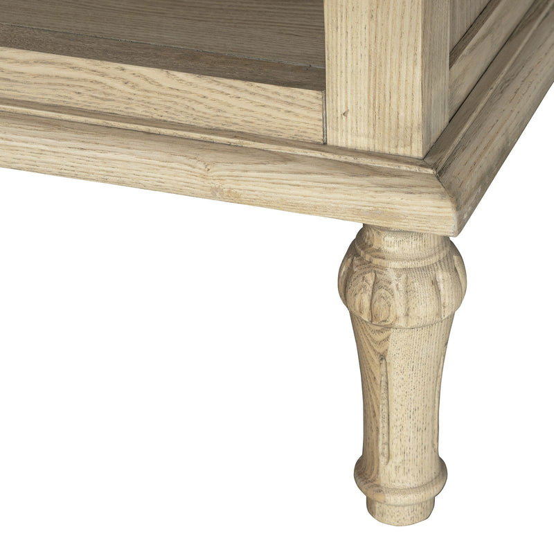 Hamptons Halifax Two Drawers Bedside Table