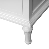 Hamptons Heritage 7 -Drawer Tallboy Dresser with Classic Turned Legs and Dentil Molding Design