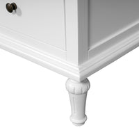 Hamptons Heritage / Providence  7 -Drawer Tallboy Dresser with Classic Turned Legs