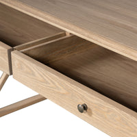 Hamptons Halifax Side Cross Console Hall Table / Study Desk