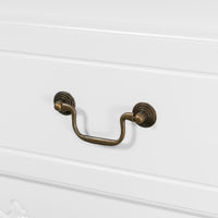 French Provincial Louis 2 Drawer Wardrobe