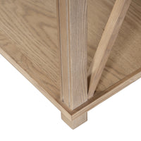 Hamptons Halifax Side Cross 3 Drawer Console Hall Table