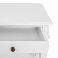 Hamptons Coastal Cross 1 Drawer Bedside Table