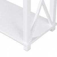 Hamptons Halifax Side Cross 3 Drawer Console Hall Table