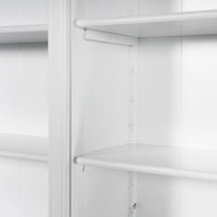 Hamptons Halifax 3 Bay Buffet and Hutch Bookcase with Ladder