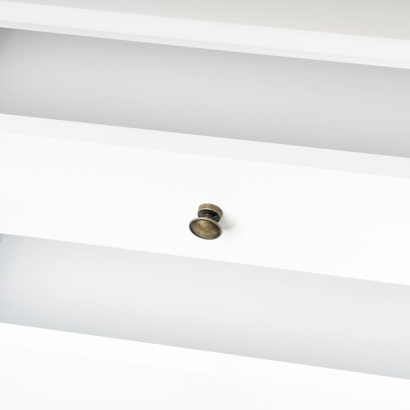 Hamptons Heritage 3 Drawer Bedside Lamp Table