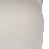 Cozy Modern Tulip Blossom Swivel Upholstered Accent Chair