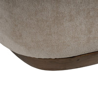 Cozy Modern Tulip Blossom Swivel Upholstered Accent Chair