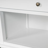 Hamptons Halifax Two Drawers Bedside Table