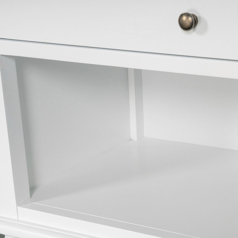 Hamptons Halifax Two Drawers Bedside Table