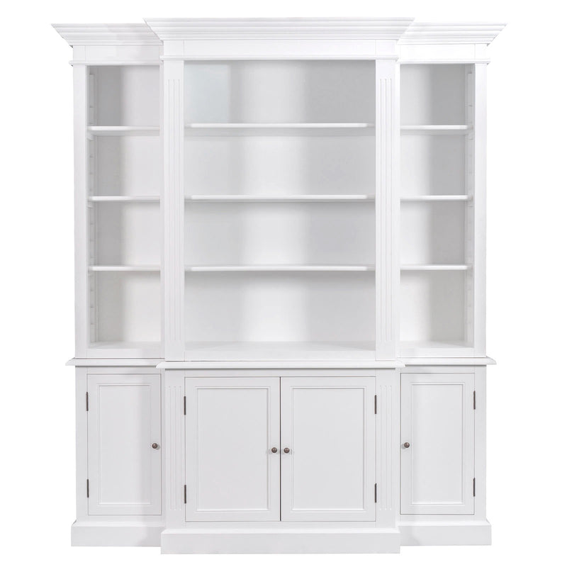 Hamptons Halifax Buffet and Hutch Furniture Bookcase Cabinet