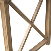 Hamptons Halifax Side Cross Console Hall Table / Study Desk