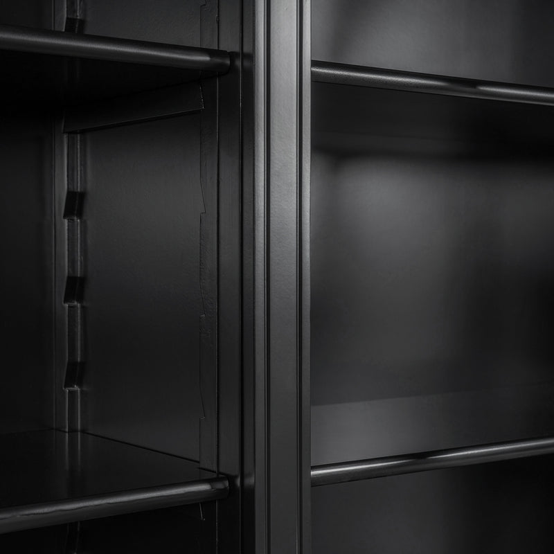 Hamptons Halifax 3 Bay Buffet and Hutch Bookcase with Ladder