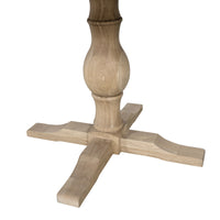 Hamptons Extendable/French Provincial Pedestal Round 100-150cm Extendable Dining Table NATURAL ASH